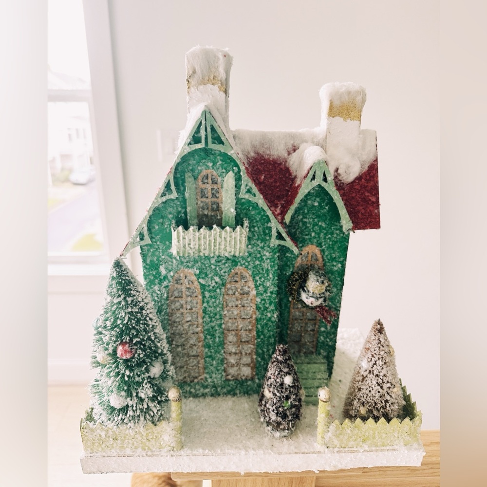 Vintage Cody Foster "snowman" house